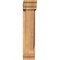 Ekena Millwork Traditional Traditional Smooth Bracket w/ Offset Brace, Western Red Cedar, 5 1/2"W x 18"D x 26"H BKT0604X18X26TRA01SWR - alternate 3
